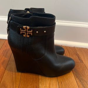 Authentic Tory Burch wedge boots